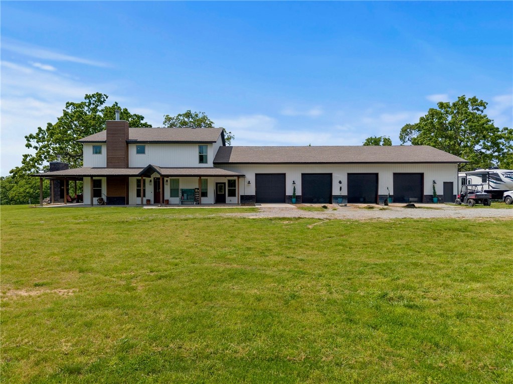 Welcome to this stunning 3,750 sq ft modern farmhouse nestled on 78 acres of serene countryside!
Built in 2022, this 4-bedroom, 3.5-bath home blends luxury, comfort, and functionality in a private rural setting just outside the city. Inside, enjoy soaring cathedral ceilings, hardwood floors, and a thoughtfully designed layout. The chef’s kitchen features quartz counters, a walk-in pantry, and eat-in area. The spacious primary suite includes walk-in closets and a spa-like ensuite bath. Additional bedrooms offer ample space for family or guests. Relax year-round with a sauna, hot tub, and cozy woodstove. The 8-car attached garage provides abundant space for vehicles, storage, or workshop needs.Outdoors, enjoy cleared land, rolling hills, and mature timberland ideal for recreation, farming, or simply soaking in the views. With no subdivision restrictions, this rural property offers unmatched peace, privacy, and potential.Don’t miss this one-of-a-kind farmhouse retreat—schedule your private tour today!