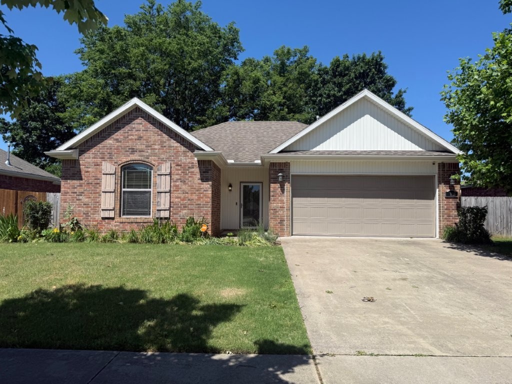 Don't let this jewel pass you by! Home features an open concept eat in kitchen and living room, granite counters, pantry, and extra closet space. Primary bedroom has walk in closet, jetted tub and stand-alone shower. The covered patio in back is equipped with an outdoor propane fireplace to enjoy the evenings, and a large backyard. Just minutes from town. Sold as-is, no repairs.
