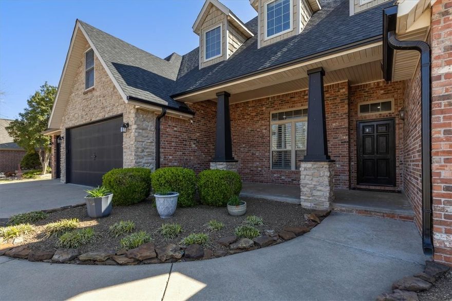 MOTIVATED SELLER! Huge Price drop on this Executive Home with custom finishes. 5 minutes to the new Walmart Campus, 4 min to NWACC. 7-10 minutes to Downtown Square & biking trails. Cathedral ceilings, a stunning stone fireplace, & impeccable woodwork and craftsmanship throughout. Chefs will love the gas range and double ovens. Master is on the main floor with luxury high-end finishes. This split floor plan also boasts two large bedrooms with jack & jill bathroom, & your office, which can be a 5th bedroom if needed. Behind the hidden door to your upstairs, you'll find a substantial bonus room, & another bedroom with full bath. Oversized 3-car garage with ample storage & 9ft doors. Your low maintenance backyard is an oasis, 2 pergolas, a powerful 8 -person Thermaspa hot tub w/ 120 jets, multiple sitting areas, & wired for BOSE sound. Your 12x18 workshop is on the north side, away from the sun.  Don't miss the massive 15 KW solar that nearly knocks out your electric bill! New A/C in '21.New dishwasher & new roof 2023.