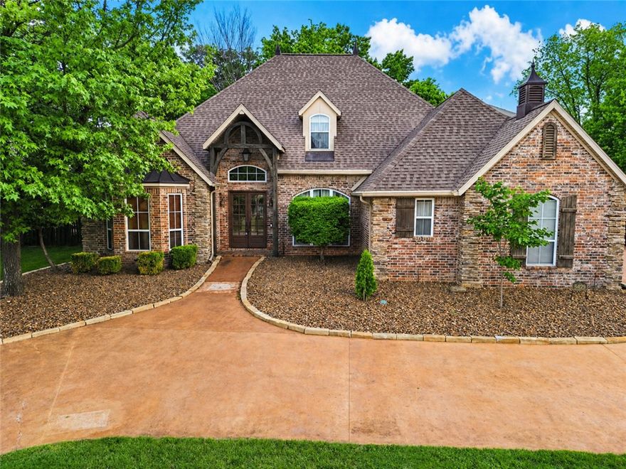 This exceptional home offers plenty of room for a growing
family with ample outdoor space. Nestled in the desirable Bordeaux subdivision, it provides
the perfect balance of close freeway access and incredible privacy—convenience without
sacrificing a peaceful, secluded retreat. It boasts luxurious primary suite on the main level.
Additionally, this home's back yard is a rare find. Outside, relax on the expansive deck
overlooking a lush, wooded backyard with a patio—perfect for family gatherings or quiet
evenings. Additional highlights include an oversized 3-car side-load garage, brick exterior,
and charming curved driveway on this private, tree-lined lot. Conveniently located near
Rogers amenities, shopping, and dining, yet tucked away for ultimate tranquility. Don’t miss
this beautifully maintained home that masterfully balances space, luxury, and location.