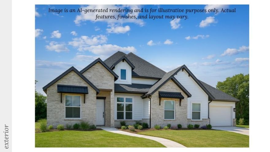 Come step inside one of Lance Johnson Building Company's final builds in Big Sky Subdivision! This 3,216 square foot, one story home offers 4 bedrooms, 3 bathrooms, a spacious bonus room, and a 3-car garage—blending luxury, functionality, and custom design. Inside, the open layout features a large kitchen, living, and dining space outfitted with high-end appliances and elevated finishes throughout. The living area is anchored by a stunning fireplace with custom tile surround, creating a beautiful focal point for everyday living and entertaining. A walk-in pantry and oversized laundry room add ease to your daily routine. Enjoy the bonus room providing flexible space for a media room, home office, or playroom. The dry bar includes a beverage and wine cooler. Step outside to a covered back patio complete with an outdoor fireplace—ideal for relaxing evenings or entertaining guests. Buyers still have the opportunity to select finishes and add personal touches. Book your showing before she's gone!