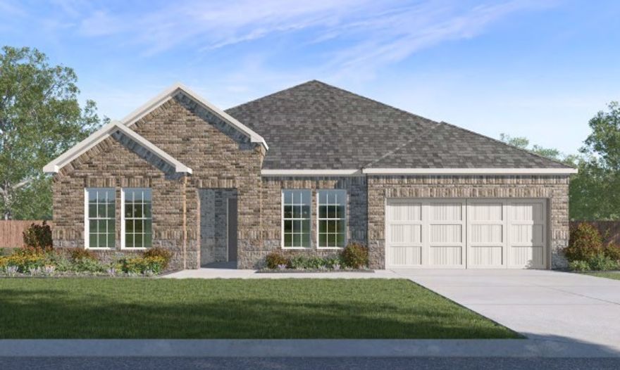 Gorgeous Garland plan in Noah’s Landing in Springdale, AR! These homes create a welcoming and comforting environment with open floorplans, an electric fireplace with a poplar mantle in the living room, and LVP throughout single-story homes. In the kitchen, you will find a gas range, quartz countertops, and 42’’ cabinets! The primary ensuite features quartz countertops, tile flooring, a walk-in shower with tile walls, and a freestanding tub! Each bedroom and the living room will have a ceiling fan. These homes will feature 4-sides brick with Hardie® siding (per plan), and a covered back patio (per plan) and a landscape package. You will enjoy the programmable thermostat that allows you to control your environment with the touch of a button! Taxes and parcel TBD. Taxes and HOA dues are approximate.