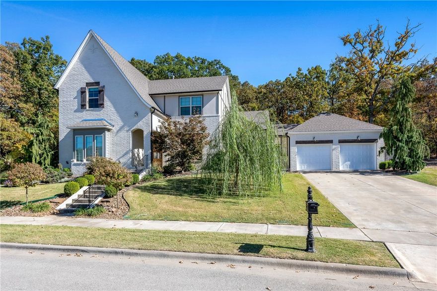 Nestled in one of Fayetteville's most sought-after neighborhoods, this spacious 5-bedroom home combines classic charm with modern amenities.  Enjoy an open, inviting layout with a grand living area, a dedicated home office, custom movie theater and beautiful formal dining room.  The outdoor area is a true oasis, featuring a heated pool surrounded by mature trees for ultimate privacy and relaxation.  With its ideal location and beautifully crafted interior the home offers the best of Fayetteville living.  Just around the corner to the trailhead at Centennial Park.  Walking distance to Owl Creek Elementary, Boys and Girls Club, Razorback Greenway and lots of shopping and restaurants.  Freshly painted and new carpet. Refrigerator, theatre equipment and electric car changer to convey with home.    Home pre-inspected and ready for its new owners.  Please see list attached of helpful information and further details of the home.