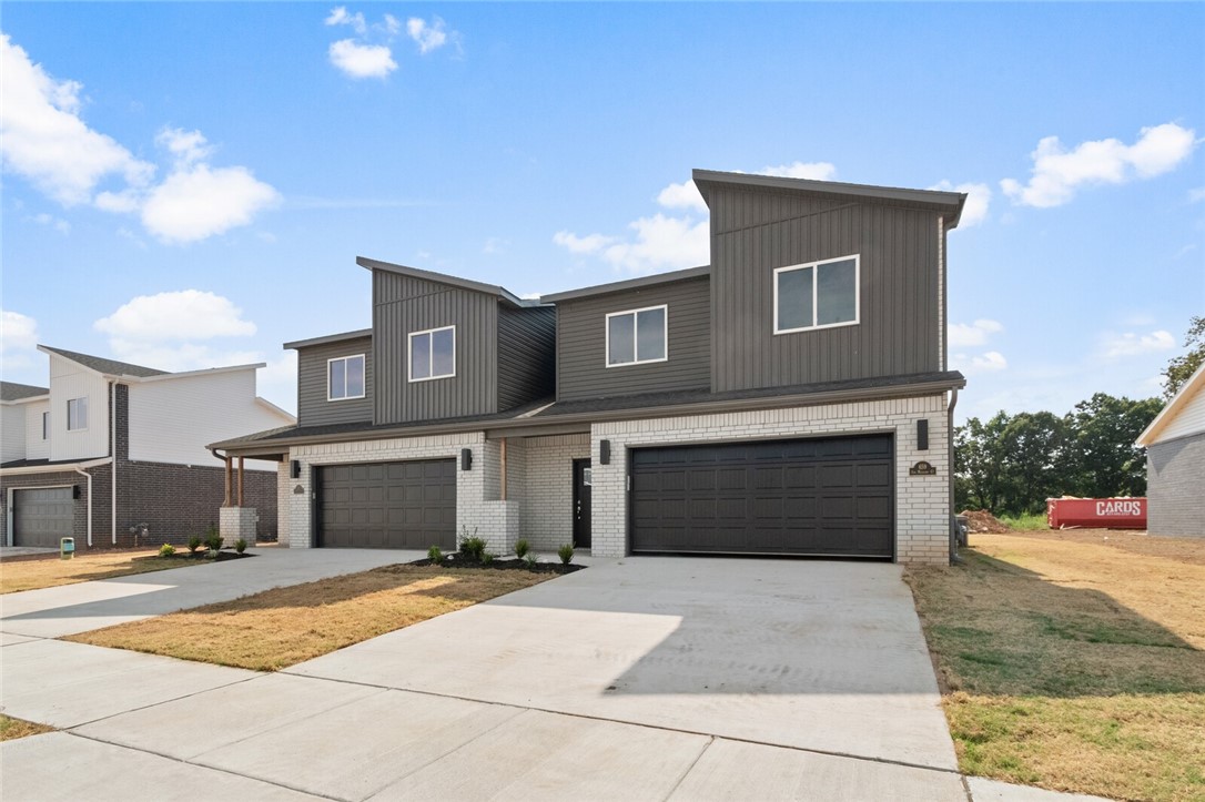 Introducing Brixley at Sun Meadows, a unique brand new upscale townhome Community in the heart of Centerton. Discover your dream home in this contemporary townhome! An expansive floor plan, cutting-edge stylish design, a prime location just blocks away from Bentonville West High School Sports/recreation facilities, shopping & dining. Each townhome has 3 bedrooms, 2 & a half baths, 2-car garage along with tall, vaulted ceilings, trim work & abundance of storage space. Multiple units are available. RD eligible. Preferred lender credits.