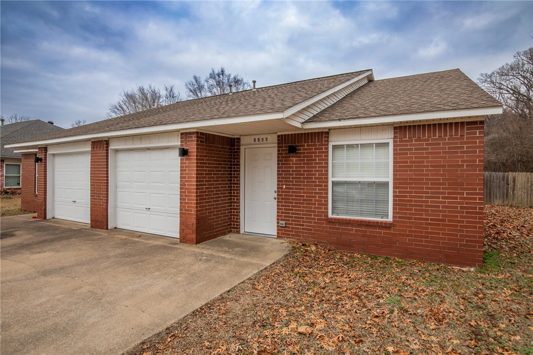 A rare opportunity to get into multi family living or investing with a turnkey duplex centrally located in NWA. Each unit is 2 bed, 2 bath with an attached 1 car garage in each unit with fenced in yards and fully remodeled inside. Just seconds to the new Johnson Park, Wright's BBQ, and the NWA Mall. Listing agent is related to seller.