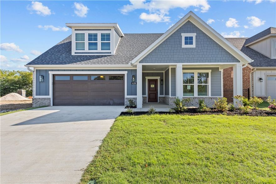 Welcome to the Promenade — a beautifully designed new construction home that blends elegance, comfort, and modern functionality. Located in an active adult community offering 55+ living, this home is part of a neighborhood thoughtfully planned for connection, convenience, and lifestyle. The Promenade offers generous space to relax and entertain, with a versatile den that can easily be converted into an additional bedroom to suit your needs. At the heart of the home, the stunning center island kitchen becomes a natural gathering space, ideal for everyday living and special occasions alike. High-end finishes and carefully selected details throughout complete this exceptional home. Ideally situated in Fayetteville, the community offers easy access to shopping, dining, medical facilities, and recreation — everything you need is just minutes away, making it a perfect place to call home.