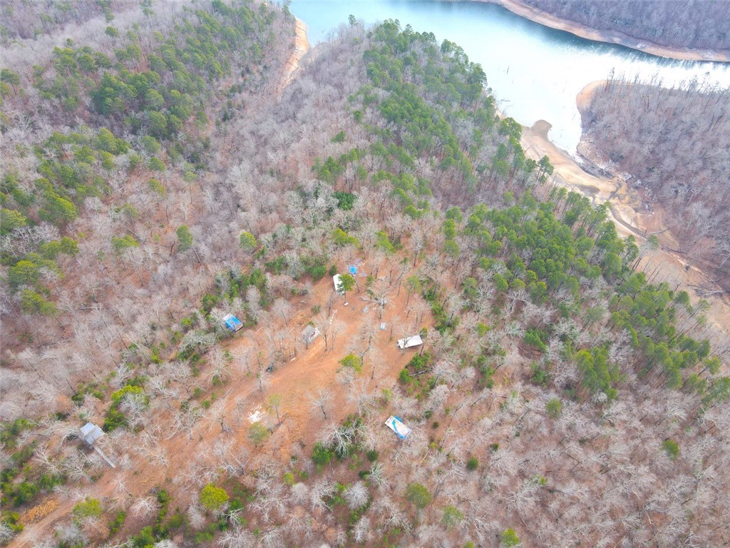 This beautiful 111 acres is surrounded on 3 sides by Hobbs State Park so seclusion will not be an issue. It is a short walk down to the crystal clear waters of Beaver Lake. As you pull up the private drive you will be greeted by a 40X60 metal building with pull through overhead doors and drivable trails going in every direction. Head south on the road- like trail down to a tree house built by Natural State Treehouses and platforms designed for glamping tents. As you drive down the trails you will come across multiple areas were a future home would have outstanding views. There is a pond tucked perfectly into the landscape where all types of wildlife love to hang out out including deer, turkey, hogs and even otters. The trail system reaches every corner of the land and there is more than enough room to clear more. A well has been installed that produces 70 gallons a minute and is drilled into the Roubidoux water table. Electric is located on the property and can be run to future home sites without hassle.