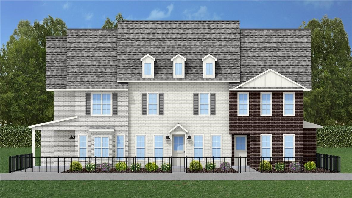 Experience upscale townhome living in the sought-after Glen Arbor Communityāperfectly positioned just minutes from Bentonvilleās most coveted amenities. The Courtyard Plan is a low-maintenance, center-unit design offering nearly 2,600 sq ft of stylish living space, with 4 bedrooms, 3.5 baths, a game room, and more. A front-facing living room welcomes abundant natural light, while the thoughtfully planned layout maximizes both comfort and function. The exterior blends timeless brick with durable concrete board siding, complemented by a gated iron entry. At the rear, enjoy a two-car garage, a spacious screened-in patio for year-round entertaining, and a private courtyard. Community amenities include a large pavilion with seating and charcoal grills, a gated dog park and lawn, plus regulation-size pickleball and bocce ball courts. Summer 2025.