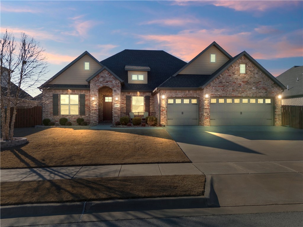 Your dream home awaits! This immaculate, better-than-new smart home nestled in the heart of Northwest Arkansas is ready to welcome you! With its spacious open floor plan, this one-level residence boasts 4 bedrooms and 3 full baths, with additional office/dining/flex space, offering comfort and functionality.
Every detail has been carefully considered in this well-appointed gem. The insulated garage features an above-ground storm bunker for peace of mind. Step into the dog-friendly, fully fenced backyard and discover your own private oasis with a heated gunite 10x12 plunge pool, a gazebo, and a covered patio ideal for outdoor entertaining. The additional shop building is wired and ready to be transformed into a she-shed, pool house, or workshop.
This home is equipped with smart home technology, allowing you to control various aspects of your home with ease and convenience at the touch of button.
Contact your realtor and get pre-approved because this is an opportunity you don't want to miss!