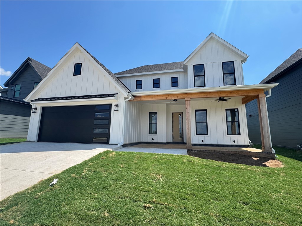Welcome to Meadow Brook in SW Rogers! Great community in the best location! This plan features 3-4 bedrooms (2 flex spaces either bedroom 2 or study option as well as upstairs bedroom 4 or bonus room). All bedrooms have walk-in closets with plenty of storage! Downstairs you will find the primary bedroom. Great layout with open kitchen/living room area. Kitchen has large island to sit up to 6 bar stools, built-in gas cook top, built-in oven and microwave, large pantry, and eat in dining area. Primary bedroom feature en suite bathroom with soaking tub, walk-in shower, his and hers separate vanities, and large closet with lots of built-ins. Bedrooms 3 & 4/bonus room are upstairs along with a full bathroom. Enjoy the evenings grilling on the covered back patio! Can't beat location being only minutes to shopping, dining, groceries stores, and only steps to the Razorback Greenway Trail.