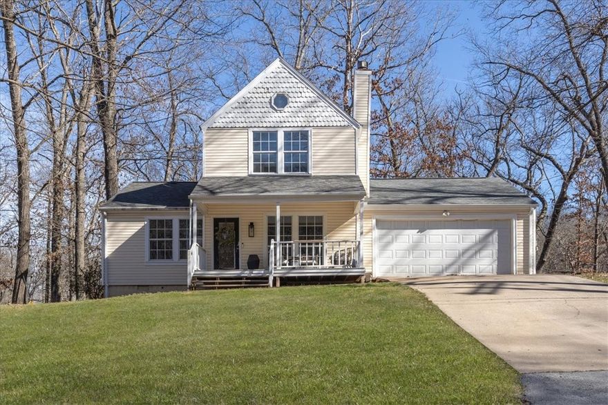 Beautiful 3 bed 2 bath home on 1.59 acres in Rogers!! Spacious, covered front porch for you to sit and drink your morning coffee! Large, partially covered deck with outdoor kitchen, perfect for entertaining and grilling! Spacious backyard with handmade stone firepit and a small conrete brick wall surrounding the upper part of the backyard. Stone patio area off the side of the deck allows for another seating area! Kitchen features an abundance of cabinets and a window overlooking the backyard! The kitchen also features an open wall window looking into the dining are and living area! Living area offers a high vaulted ceiling, with two sets of windows allowing more natural light to shine in!