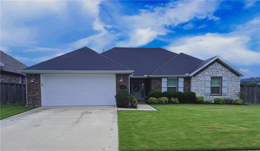 Located in a quiet, family-friendly neighborhood, this home is within walking distance of a park and public golf course, and just minutes from schools, shopping, and dining. From the backyard, enjoy views of Dead Horse Mountain and beautiful sunsets. Exterior updates include an extended patio with Trex decking, pergola with sunshade and hammock space, and an 8x10 shed on a concrete pad. The large backyard offers plenty of room to relax or entertain. Inside, you’ll find newer carpet and paint, along with an epoxy-coated garage floor. The master bathroom has been refreshed and features a new soaking tub. It also has a shower, dual sinks and two walk-in closets (one with a safe).
This is a comfortable, move-in ready home in a convenient location.