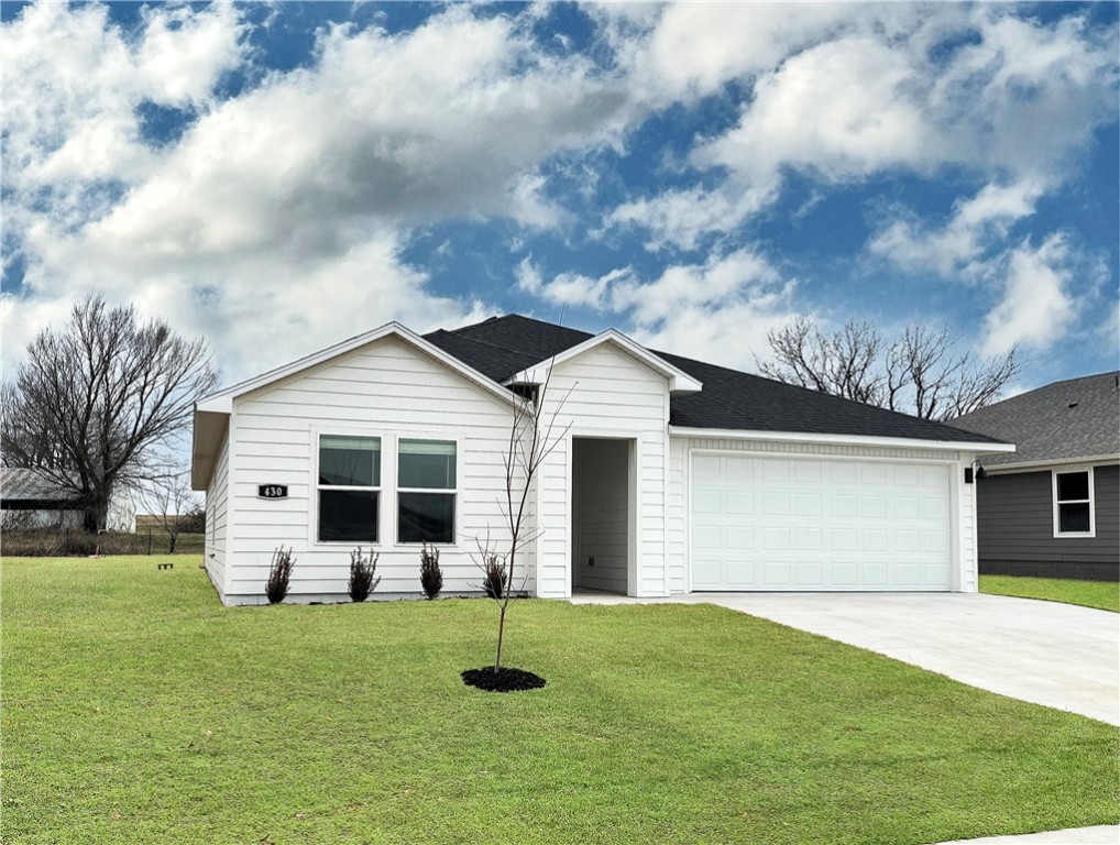 Charming Cali plan in Selah Meadows, our newest home community situated in the heart of Prairie Grove. Each home in Selah Meadows is meticulously crafted with attention to detail, creating a space that feels both luxurious and welcoming. From the moment you walk through the door, you'll be greeted by modern features and spacious layouts that cater to every lifestyle. Our homes boast premium finishes and thoughtful designs, ensuring that you'll be stepping inside your own personal oasis. These homes will be complete with LVP flooring throughout, wood shelving in all closets, pantry and utility room. Kitchen will have granite counters, 36-inch cabinets, stainless steel appliances! Ceiling fan in Living room and Bedroom One. Bedroom one bath will have granite kitchen counters, double sinks, and a walk-in shower. Home will have a Garage Door Opener, and a Landscape package. Home will have Beautiful 4 Sides Hardie Siding Ā®.