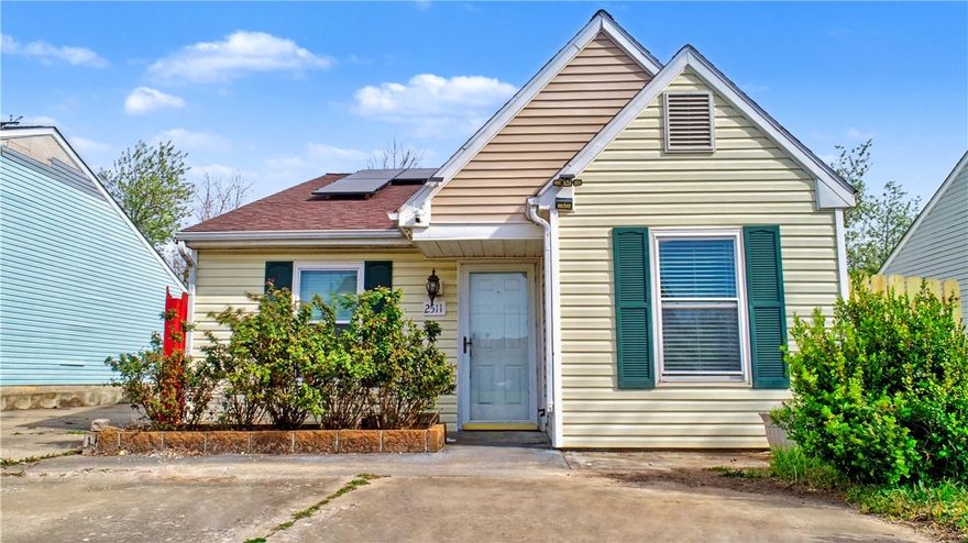 Centrally located home features 3 bedrooms and 2 bathrooms with extra parking on the side. Live here or buy as an investment, Close to shopping areas, park, greenway, minutes from I-49