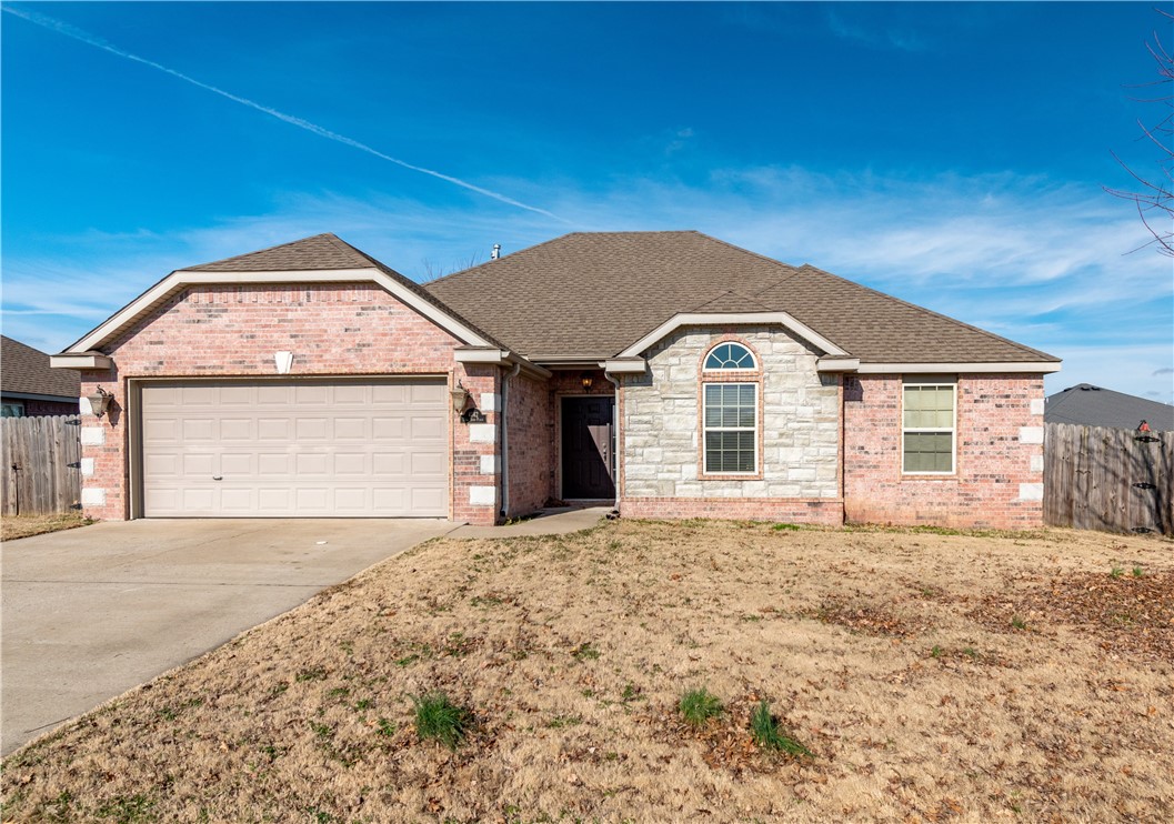 Wonderful custom cabinets with granite counter tops, specialized lighting, gas fireplace, whirlpool tub with big walk-in closet in MBR, central vac with brick/stone exterior... what more do you want?
MLS Remarks: