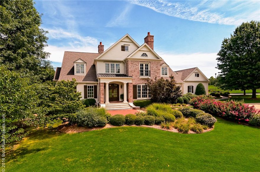 One of a kind home situated on private 7.5 acre lot in East Fayetteville. Beautiful architectural details including Brazilian cherry hardwood floors, sunken living area, two wood-burning fireplaces, gorgeous dining room, wrap-around back porch, gourmet kitchen and a great room looking out over park-like vignettes. Owner’s bath boasts Jacuzzi tub and private walk-in closets. The upper floor contains a gym, large study and massive game/family room. High-end custom amenities and finishes throughout.