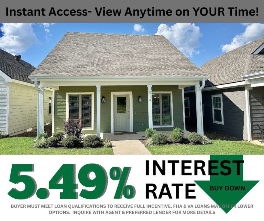 5.49% INTEREST RATE/BUY DOWN! Unbeatable location near Crystal Bridges Museum, the Alice Walton School of Medicine, Downtown Bentonville & Walmart’s new campus. Enjoy a vibrant community with top-tier amenities, including a clubhouse, pool, pickleball court, dog park, yard maintenance & access to the countries top premier mountain biking trails. Staged home! Faulkner floor plan boasts LVP flooring, crown molding, blinds, ample storage & quality throughout. The living room & dining area offer a seamless open floor plan, perfect for entertaining, with abundant natural light & smooth flow into the chef’s kitchen. Chef’s kitchen features 3cm granite countertops, Frigidaire stainless steel appliances, refrigerator, a pantry, tons of storage & abundant natural light. Spacious primary suite includes a perfect ensuite bathroom with walk-in tile shower, double sinks, & large walk-in closet. Patio perfect for entertaining! Oversized garage with ample storage.