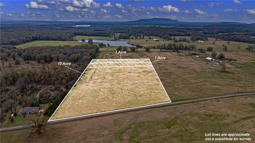 Build your dream home on 10 lush acres right in the heart of Pottsville! All pasture with well-maintained Bermuda grass, this gorgeous property offers space for horses, hobbies, and room to roam. Located in the desirable Pottsville School District and partially fenced on two sides. Utilities at the street make building even easier. Need more space? Up to 2 more acres can be added!