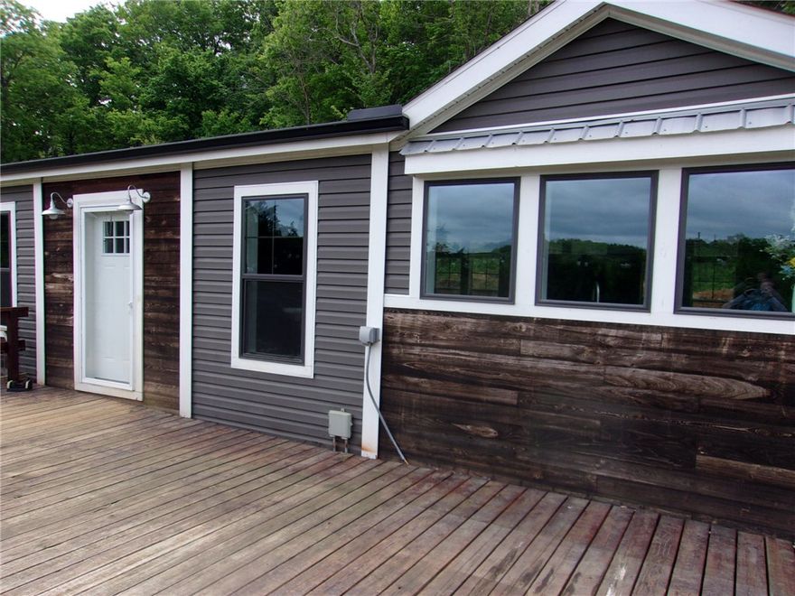 This 2019 Cavalier home sits on 3 spacious acres and offers 4 bedrooms and 2 bathrooms on a permanent foundation. The home feels like new and is move-in ready.
The kitchen is fully equipped for anyone who loves to cook, featuring a beautiful wood countertop, an eat-in dining area, and additional bar seating for convenience and entertaining.
Included with the home are the refrigerator, washer and dryer, a large safe, and outdoor patio furniture—making your transition even easier.
Outside, you’ll find excellent covered parking with a 22x31 detached carport and a 45x25 RV carport equipped with 30-amp (220) service and a 110 receptacle. There is also a 6x10 storm shelter for added safety.