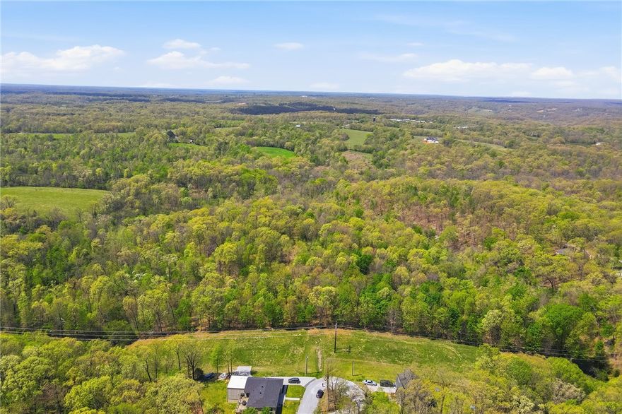 Development potential on 40 acres in a Bentonville address, with access from Bella Vista, only 4 minutes from the new OZ Trails Bike Park, set to open in 2026. Use for building your Benton County dream home, with potential to split or develop. Lots of options on this conveniently located parcel!