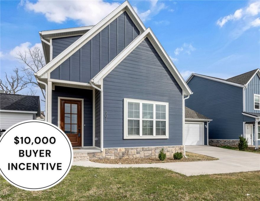 $10,000 Buyer Incentive for closing cost etc! This stunning home in downtown Rogers offers an unbeatable location near entertainment, schools, fine dining, and scenic trails. Inside, you'll find a spacious living room filled with natural light and an open floor plan. The modern kitchen features sleek modern cabinets, quartz countertops, stainless steel appliances, a large island, pantry, and eat-in area. The primary suite on the main level boasts LVP flooring, a luxurious ensuite with double sinks, a walk-in tile shower, and a large walk-in closet. Upstairs, three spacious bedrooms with LVP flooring and walk-in closets surround a cozy landing area. A detached garage provides ample storage, while the patio is perfect for entertaining! Great investment opportunity, with its desirable location, modern features making it an attractive option for both personal enjoyment and financial gain.