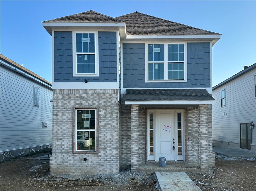 The Ella offers generous living space and private suites throughout. The kitchen features quartz countertops and stainless-steel appliances, and it opens into the dining and living areas for easy entertaining. A fireplace adds charm to the living room, and a powder bath is conveniently located near the entry. Engineered wood flooring extends through the living room, kitchen, dining area, and mudroom. Upstairs, the owner’s suite features a large walk-in closet and a bathroom with double vanities and a walk-in shower. Each guest bedroom has its own private bathroom with a walk-in shower, providing comfort and privacy for everyone. This home includes a cedar fenced yard, blinds, and gutters. Builder is offering $3,500 toward closing costs or prepaids, plus an additional $3,500 when you use the builder's preferred lender for a total of $7,000 in savings. Agent Owned