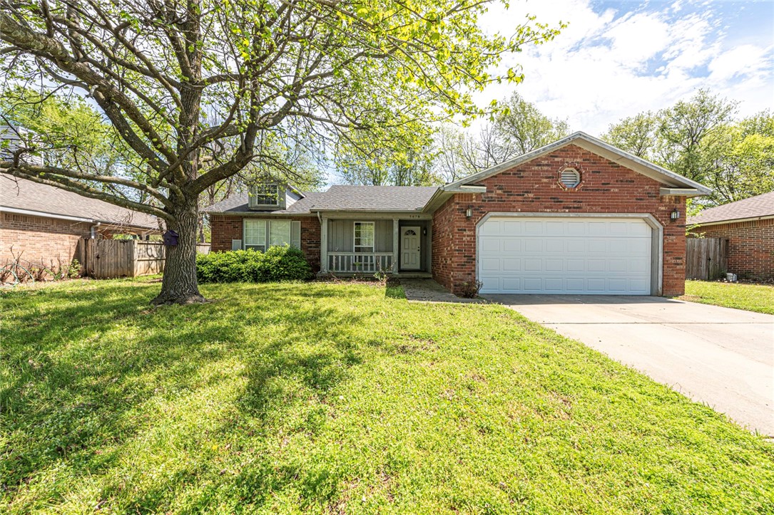 ATTN FIRST TIME HOME BUYERS + INVESTORS! This 3 bedrooms 2 bathroom home in the established Quail Creek Subdivision is located next to Washington Regional Hospital, parks, shopping, eateries, and I-49! From the covered front porch head inside to a spacious living room with wood burning fireplace and vaulted ceiling! Dining room with chair railing, and galley kitchen with peninsula perfect for food prepping or serving! Spacious primary bedroom with private ensuite with shower! Plus two more bedrooms and full bath! Head out back and enjoy the upcoming summer months from the comfort of the back patio in the fenced in backyard! **Property is tenant occupied (month-to-Month) Do not disturb the tenant**