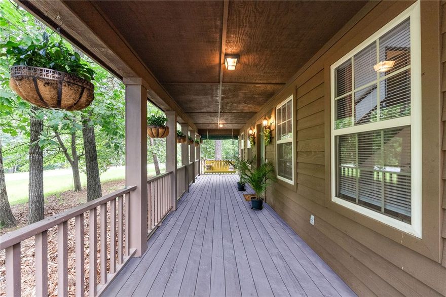 Welcome to your own cabin in the woods! A two-story cabin-style home nestled perfectly in the heart of Bella Vista, this home has been remodeled with great attention to detail. Step inside and you'll find a spacious living room open to the dining area. Your kitchen has ample counter space and a backyard view of the trees. The primary suite is thoughtfully connected to the laundry room for ultimate convenience.  Upstairs, you'll find the loft—ideal as a home office, reading nook, or creative space to make entirely your own. Two oversized bedrooms, each with roomy walk-in closets, complete the upper level and offer both comfort and function. This home is situated between Lake Ann and Lake Rayburn. Easy access this summer for lake activities. This property is also a short drive to Highway 71 for easy access to Bentonville. The home has been repainted throughout, new faucets, backsplashes, brand new stove, and built-in cabinets installed in the living room. Come make this cabin in the woods your new home!