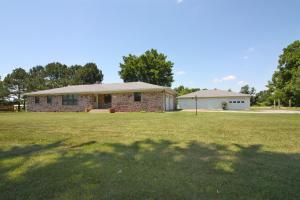 Beautiful, well maintained, ALL Brick home sits in a quiet neighborhood in Bergman on 3 level acres. This 3BR/2BA homes has a Formal dining room, Living room & Den with fireplace. Nice utility room. 2 closets in Master Bedroom. 30X40 Detached building that includes a 16X30 office and 24X30 shop/garage. Large deck, large trees, back yard enclosed by chain link fence.