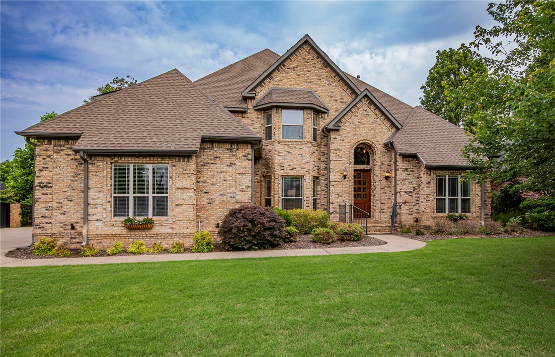 Discover the perfect blend of functionality and beauty in this immaculately maintained home in Pinnacle Country Club. Set across .50 luscious acres, with mature trees, evergreens and landscaping to create a backyard of solitude, including the perfect spot to put in your own pool. Enter from the front door to soaring living room windows that allows natural light to flow throughout the home, an eat in kitchen, pantry, mudroom and living area with access to a spacious covered deck. From the deck, follow the stone path to a rock patio to enjoy the outdoors. Upstairs offers 3 bedrooms and 2 full baths with plenty of extra storage. This home has enjoyed meticulous care and has new HVAC units within last 2 years. Enjoy all this gated community has to offer with tennis, golf, pickleball, restaurants, bars and a gym - all within walking distance to Pinnacle Promenade, the AMP, shopping, Top Golf and a thriving active community.