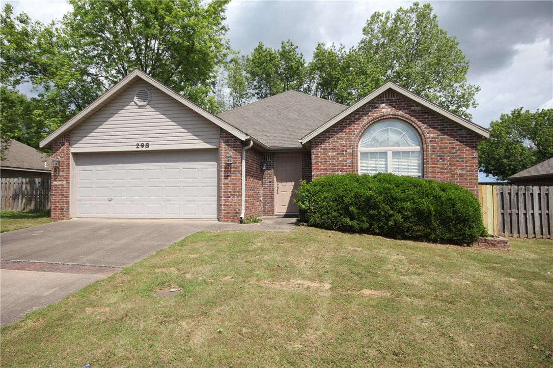 Just listed, great value and location! Sold 'as is.' In the heart of Centerton. Really nice 3 bedroom, 2 Bath, 2 car garage - Move in Ready. New flooring - carpet and LVP. Mostly open floorplan with a large living room, eat-in-kitchen and kitchen. Pantry and laundry room as you enter from the garage. Roof is original. Some brick work needed along brick wall to the front door - seller has estimate for work.