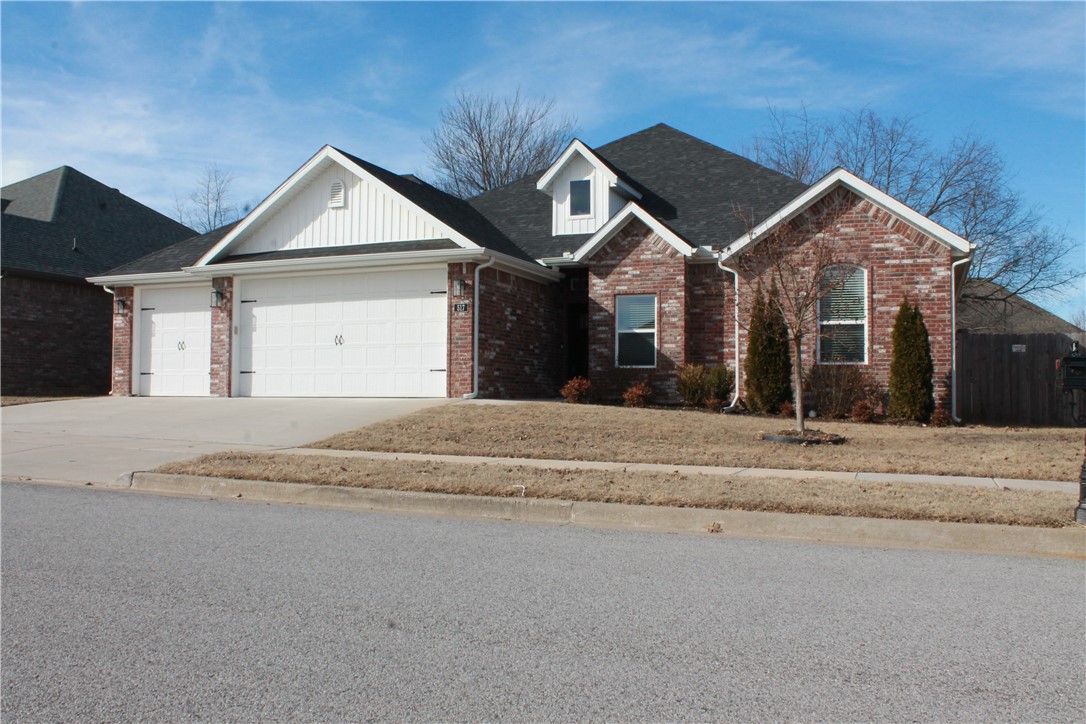This is a meticulously maintained beautiful house open floor plan with split bedrooms and spacious living areas. Front landscaping with gorgeous tulips soon to bloom. Kitchen is open with large island and views to the backyard and into the living room. Frigidaire Gallery Series Gas Oven and Cooktop with Air Fryer features. Established neighborhood in highly sought after Farmington School District. The cozy open Living Room has awesome views of large backyard, a gas log fireplace, built-ins and is great for gatherings and entertainment. Backyard has a cute newer shed for extra storage, large side yards and a spacious backyard for play and entertaining. Raised gardening beds will convey with the property. Primary Bedroom is very large with available natural light and a cozy master bathroom separate oversized tile shower and relaxing jetted tub. Garage features 3 full car bays with added attic storage for seasonal and extra items on hand. This is a versatile house you can call home and is great for entertaining.