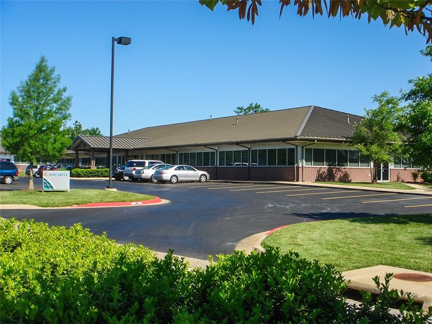 Closest office park to the new Walmart Global Campus.  On-site property management, direct access to I-49.  Amenities include: on-site fitness center, mountain bike trail, hotel & daycare services.  Security deposit is equal to first month's rent.  Tenant pays for phone, internet and janitorial services.