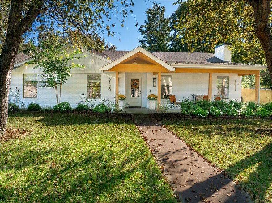 Beautifully renovated and move-in ready, this 3-bedroom, 2-bath home combines classic charm with modern updates. Step inside to find an inviting living area centered around a brick gas-log fireplace and custom built-ins. The kitchen features sleek quartz countertops, updated finishes, and a functional layout perfect for everyday living or entertaining. Enjoy outdoor living year-round on the new covered front porch with a ceiling fan or relax on the back deck overlooking the landscaped, fenced-in corner lot. The home’s exterior has been freshly painted, complete with new gutters, shake shingle siding accents, and a sprinkler system to keep the yard lush and green. With thoughtful upgrades throughout and exceptional curb appeal, this home is truly move-in ready and designed for comfortable, stylish living.