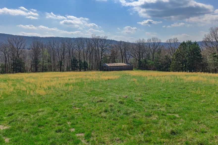 High point 1550' elevated pasture is the perfect size for your favorite farm animals. Vintage weathered barn is included. Drop to 1475 ft elevation into the wooded bench land until you reach the lower edge of the property near the Hess Creek Valley at 1275 ft. Fenced on 2.5 sides. The perfect purchase with adjoining home for sale at 20096 Hidden Valley Rd.