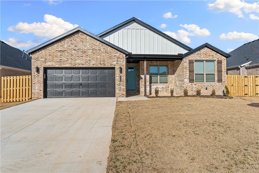 A Move-In Ready Gem in Yorktown, Pea Ridge. Discover exceptional comfort and convenience in this beautifully designed Canary Plan. Complete with a 2-car garage, this home blends thoughtful upgrades with modern style to suit every lifestyle. Move in with confidence—this home comes fully equipped with fence, blinds, and gutters already included. Inside, you’ll love the composite granite kitchen sink, offering both elegance and long-lasting durability. The countertop push-button garbage disposal adds a touch of everyday luxury, making kitchen tasks simpler and more efficient. Whether you're starting fresh or upgrading your lifestyle, this Canary floor plan delivers comfort, quality, and a move-in-ready experience you’ll love coming home to.