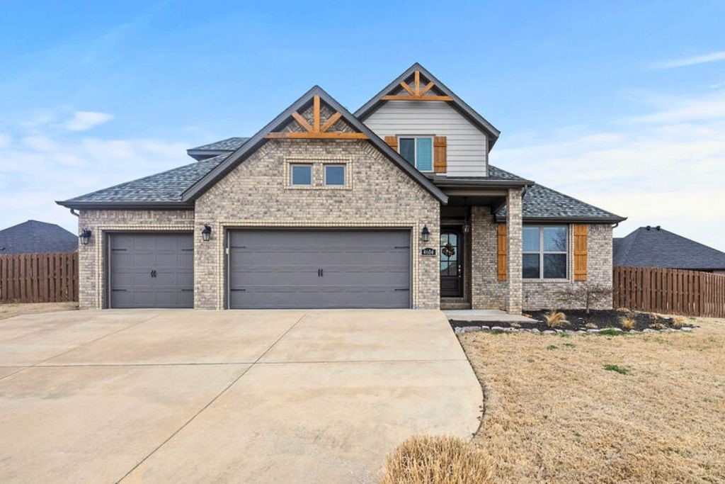 Welcome to this stunning home situated on an oversized lot in a cul-de-sac of the desirable Cross Creek Subdivision. It offers 4 bedrooms, 2.5 bathrooms, 2789 sqft of living space, a dedicated office, & a 3-car garage. Inside you will be greeted by an open floor plan with plenty of natural light, thanks to the 20-foot ceilings & balcony overlooking the spacious living area complete with a gas fireplace. Gourmet kitchen features granite countertops, a stunning center island banquette with storage, a gas range, & a large walk-in pantry. The secluded primary retreat has gorgeous beams & a luxurious ensuite bathroom featuring a soaking tub, walk-in shower, dual vanities, & a spacious walk-in closet conveniently connecting to the laundry room. Upstairs, 3 generously sized bedrooms & a full bathroom provide comfortable living for family or guests. Outback is a beautiful covered patio with a built-in fireplace & seating area, firepit, & huge fenced in backyard to enjoy. Come see it today!
