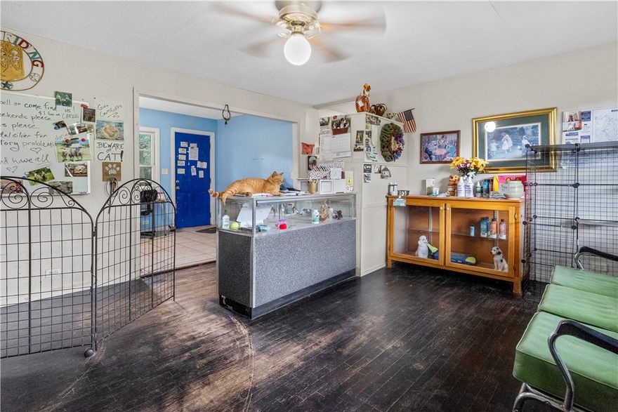 Here’s your chance to own a well-established pet grooming and boarding business with room to grow! This property offers approximately 1,175 sqft of office & grooming space, that could be converted to a veterinarian clinic or back to live-in. In addition, you’ll find a separate 725 sqft boarding house, featuring geothermal floor heating to keep furry guests cozy year-round.The grooming area is fully equipped and ready for business. Make this property your home with grooming in the boarding house!
The property also includes a retail area with pet supplies, adding an additional stream of income. With a loyal customer base and a reputation for quality care, this business is ideal for a passionate owner-operator or an investor looking to expand in the pet care industry.
Don’t miss this rare opportunity to step into a thriving, pet-friendly business with modern amenities and a warm, professional atmosphere!
Schedule a showing today and see what makes this property a true gem for animal lovers and entrepreneurs alike!