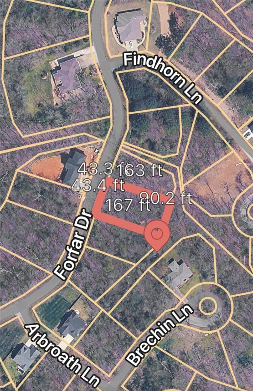 Wooded lot near Loch Lomond.  Seller will provide a recent perc test.