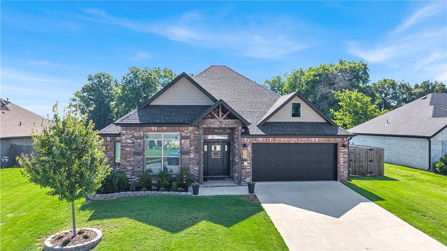 This well-maintained, Riggins built, one-owner home offers a perfect blend of comfort, character, and outdoor living. Conveniently located between Fayetteville and Farmington, on a peaceful lot with no neighbors behind, you’ll enjoy rare privacy in a beautifully landscaped backyard complete with a firepit, pergola and plenty of space to relax or entertain. Step inside to find timeless architectural details like arched walkways that add charm and flow throughout the home. The heart of the home is the spacious kitchen, featuring an oversized island ideal for meal prep, casual dining or gathering with friends and family. All bedrooms are generously sized, each with large closets, while additional storage throughout the home ensures everything has its place. Whether you're looking for space to grow or simply to spread out, this home offers the perfect layout for comfort and functionality. Don't miss your chance to own this lovingly cared-for property with a serene, private setting—schedule your showing today!