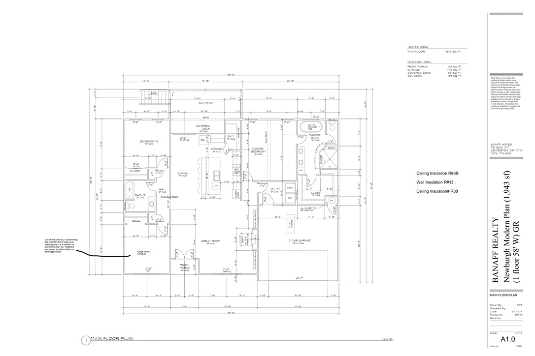 House is being built. Come now and pick your finishes. This house has 2 bedrooms and an office.