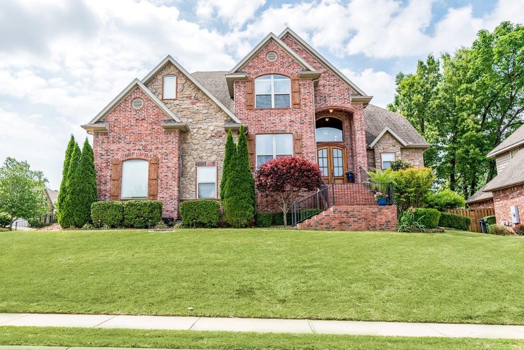 Stunning curb appeal on a corner lot with a side entry 3 car garage. This home is full of upgrades and has a fabulous floor-plan and back yard with pool! Solid wood flooring throughout the main living areas including the master bedroom. Beautiful staircase, crown molding, vaulted ceiling in the living room that opens to the kitchen where you have a large dining space, ample cabinetry, counter-tops with island, double ovens, gas range, and walk in pantry. The upper level offers three spacious bedrooms, a loft with wood floors, and two full baths.