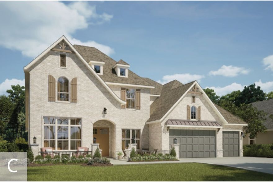 elegant estate home with 5/6 bedrooms 4.5 Bath. This expansive charming home immediately welcomes you into a beautiful foyer with a grand staircase & spacious living room 12 ft ceilings, The kitchen is the heart & soul of this home with a sunny breakfast nook butler’s pantry, large walk-in pantry for ample storage! Step out onto the patio to embrace outdoor living at its finest. The owner's retreat on the main level has vaulted ceiling for added elegance The spa-like owner's bath features a fun tub and a huge shower plus a massive walk-in closet and a door for easy access to the spacious laundry room, Next to the laundry and garage is a mudroom perfect for pets or organizing seasonal items. Upstairs, you’ll discover a large game room and media room. 3 additional bedrooms with walk-in closets that offer generous space for storage - With meticulous design and abundant features, this home promises a lifestyle of luxury and comfort for you to enjoy for years to come.