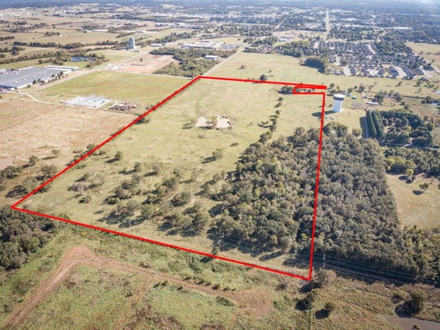 Currently zoned agricultural. Great Potential for development.  Flat, level.  Utilities available.