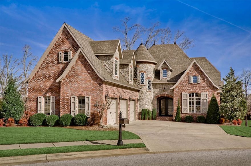 DREAMY Head-to-Toe Remodel - this Gorgeous Home will Take your Breath Away & every Designer inch will keep you wanting more! Modern Open Floor Plan- Fantastic Views of the Golf Course w/extensive porch & stone fireplace 4 cozy nights. Gourmet Chef's Kitchen, apron sink, double ovens, pantry & gas cooktop. Separate Office, well-conceived Hub space, Built-in Cubbies & Utility just off garage access. Master Spa Suite will Enchant you w/its coffered ceilings, stand alone soaking tub;luxurious shower,built-in