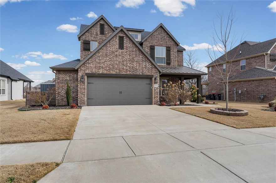 ALLENS MILL! 4-bedroom, 2.5-bath zoned for the highly sought-after Bentonville Schools. Perfectly positioned between Bentonville and Fayetteville, you’ll enjoy unbeatable convenience with easy access to all of Northwest Arkansas—and just 15 minutes to XNA. Inside, natural light pours through generous windows, creating a warm and inviting feel throughout. The thoughtful layout places the kids’ bedrooms just steps from the primary suite, offering comfort and peace of mind. With no immediate backyard neighbor, you’ll love the added privacy while relaxing in your own backyard oasis. The neighborhood truly sets this home apart. Amazing, sociable neighbors create a genuine sense of community, with an HOA that actively brings everyone together through game nights, movie nights, and more. The community pool and abundance of young kids make it especially family friendly. Plus, the brand-new Mt. Hebron Park is within walking distance. Don't miss out on this perfect home, call the list agent for a showing today!