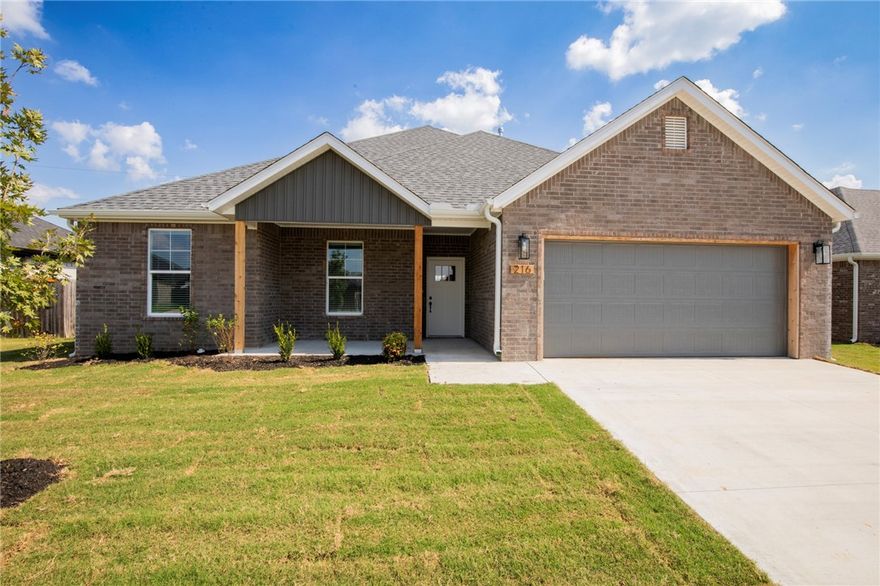 This beautiful four-bedroom, two-bath home offers plenty of space for family, guests, or hobbies. Thoughtfully designed and full of upgrades, it features custom touches like wooden beams, accent walls, and a frosted glass pantry that add warmth and character throughout. Facing west, the home invites you to unwind on the porch and enjoy peaceful evenings in the shade, protected from the late-day Arkansas sun. Just outside Gentry, you’ll love the perfect balance of convenience and tranquility—with easy access to town and the quiet charm of country living.
