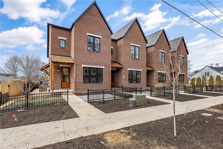 Lucatoni Townhomes! Prime location and thoughtful architectural design in Northwest Bentonville, just steps from the Downtown Square, Crystal Bridges, Park Springs Park, and five public schools within blocks. Designed by the esteemed Flintlock Ltd architecture team and landscapes by Ecological Design Group, you’ll love the thoughtful touches inside and out that set these townhomes apart. Don’t miss the solid white oak floors, herringbone brick details, cedar shingle porch awnings, and black aluminum clad wood windows. This corner unit features a private side yard and patio, chef’s kitchen with Wolf dual fuel range, custom cabinets, marble counters. 3BRs, 2.5BA with huge 3rd story loft, perfect for media room, office, second living area, or anything your heart desires it to be! Private 2 car garage. Additional units available.