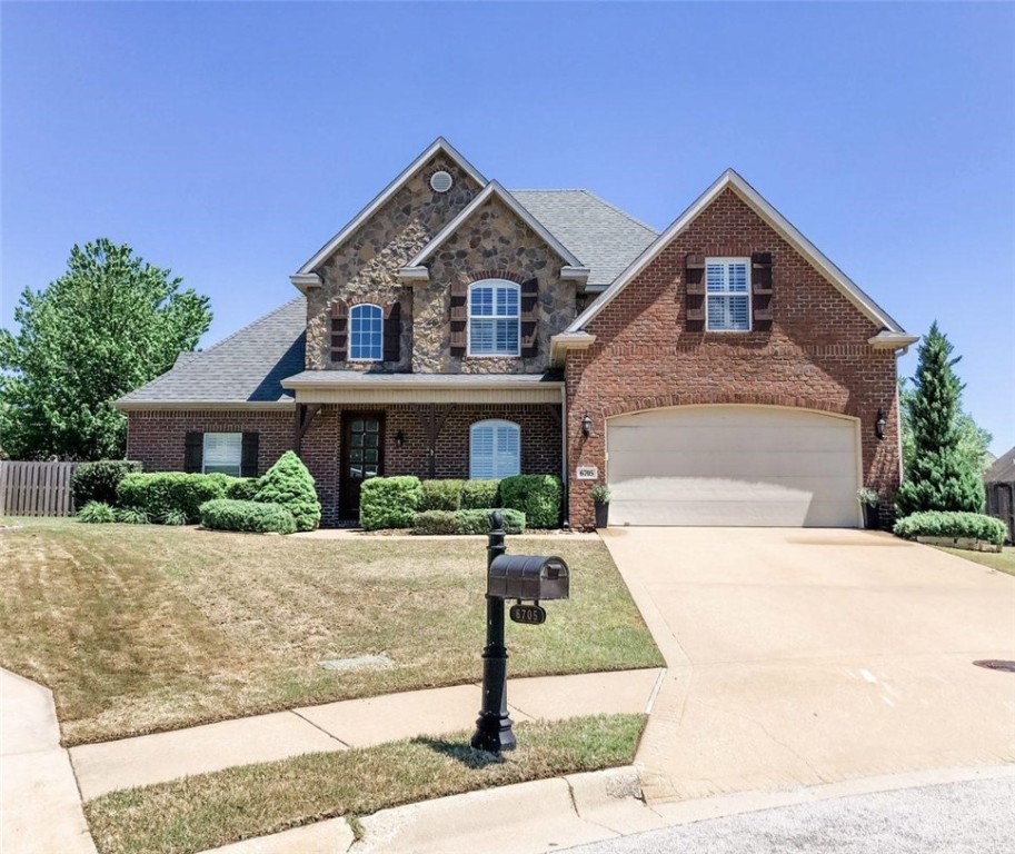 Located in one of NWA’s most desirable gated golf communities- Shadow Valley
-4 Bedrooms (2 bedrooms located on main floor, 2 located on second floor)
-3 full Bathrooms
-Large bonus room upstairs (could be used as a 5th bedroom)
-Walk in attic storage
-Central Vacuum System
-New roof last year
-Golf membership conveys with home