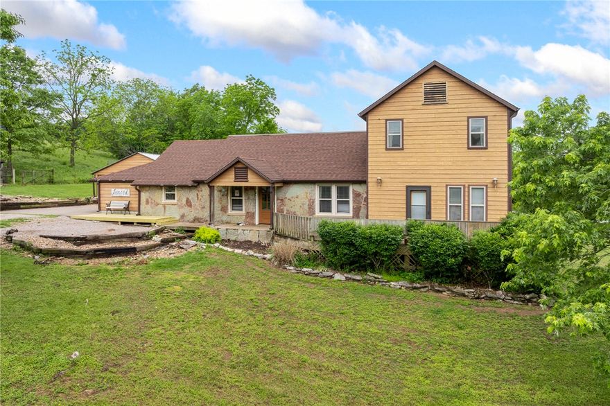 Spacious 3,356 sq ft home on 10 private acres in Boone County featuring 4 official bedrooms, 3 full bathrooms, and 2 additional flexible rooms perfect for bedrooms, offices, or hobby spaces. Enjoy two large living areas ideal for entertaining or multi-generational living. Outside, relax in the inground pool and hot tub while taking in the peaceful country setting. Property includes a massive 30x30 shop, chicken coop, private well, whole-home generator, and new fiber optic internet for modern rural living. Plenty of space for animals, recreation, or simply enjoying the privacy and views.